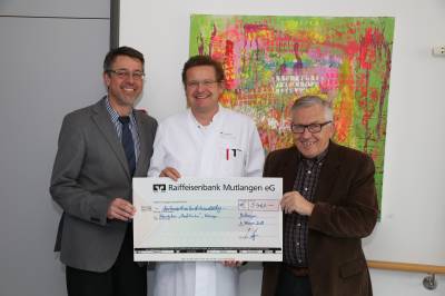 Spende fr den Freundeskreis der Stauferklinikum statt Geschenke fr meinen 50. Geburstag.